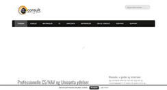 Desktop Screenshot of glconsult.dk