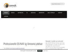 Tablet Screenshot of glconsult.dk